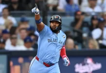 Vladimir Guerrero Jr. empata marca de jonrones para dominicanos en postemporada